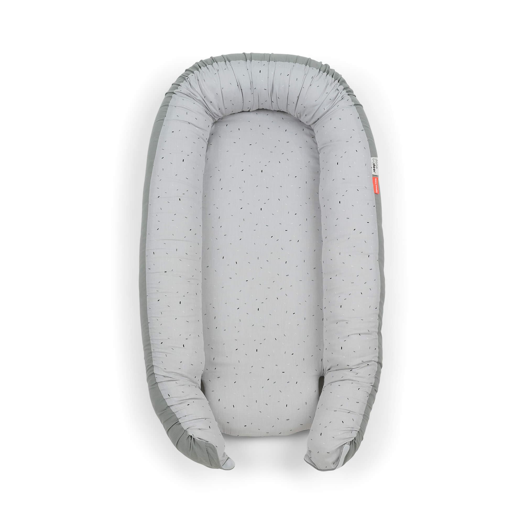 Babynest, confetti grønn