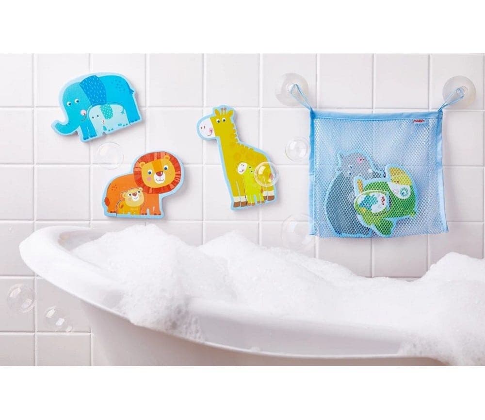 Badeleke puslespill med dyr