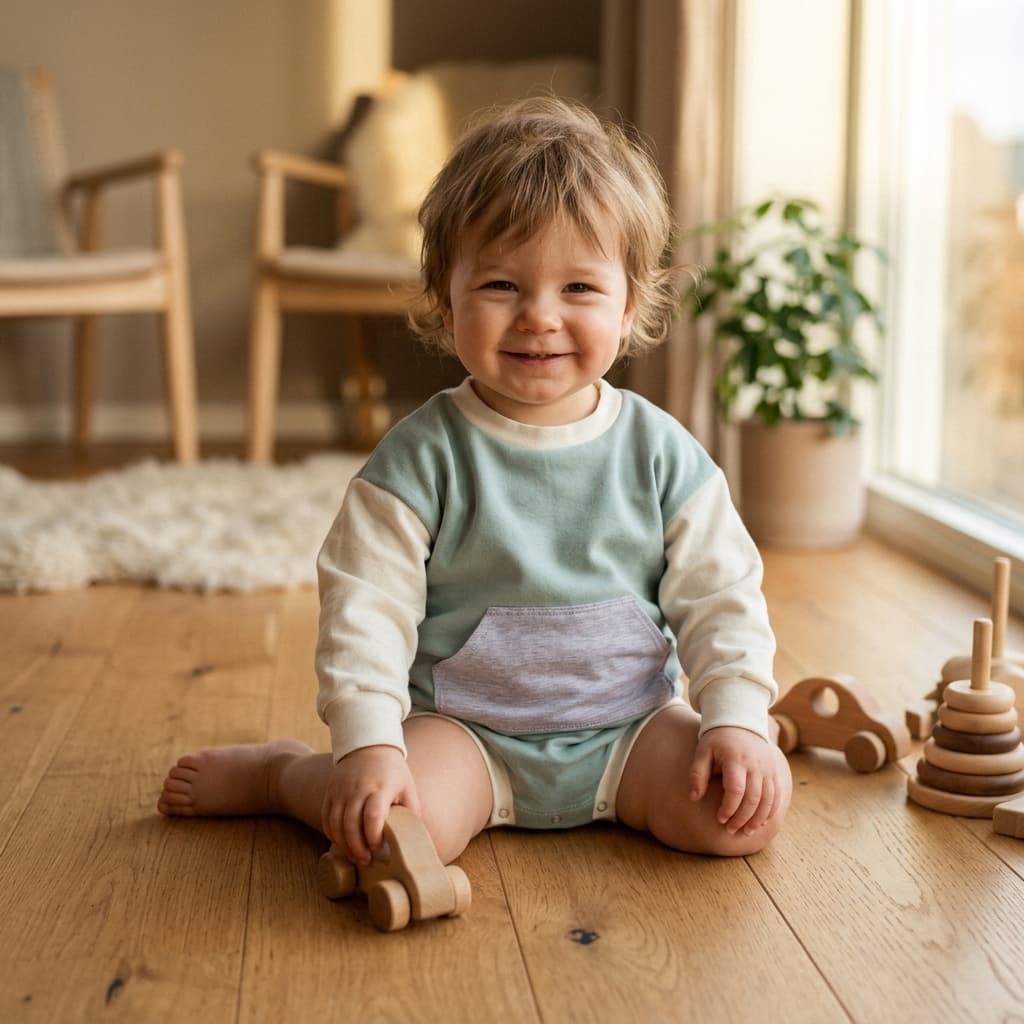 Collegebody, blokkfarget str.74 (AI-forbedret)