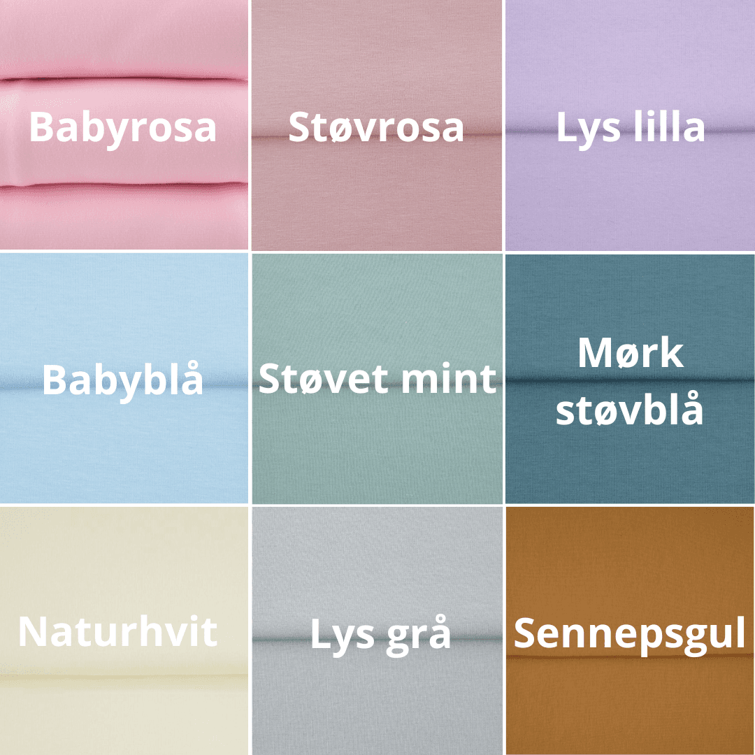 Lue med brem ensfarget, 0-4år