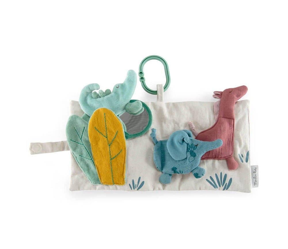 Myk aktivitetsbok med jungeldyr