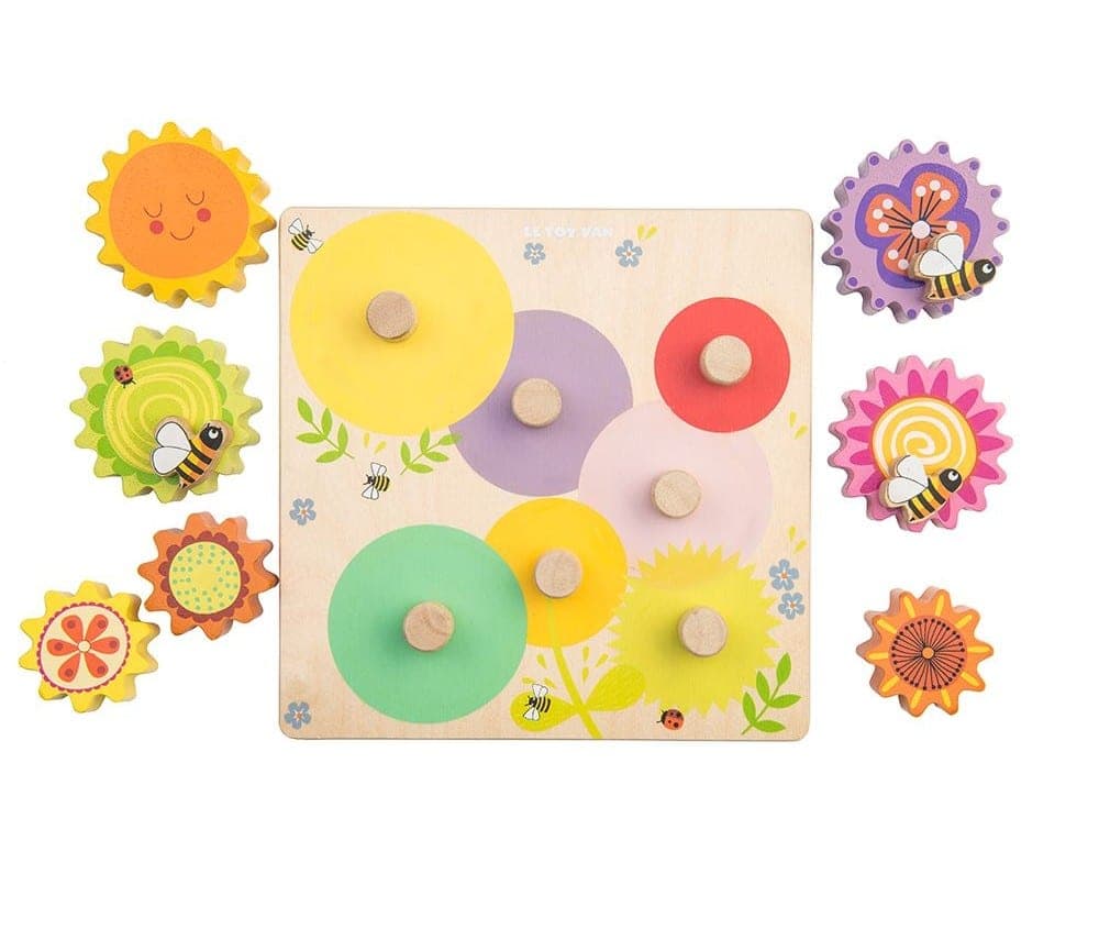 Puslespill i tre med tannhjul B-VARE