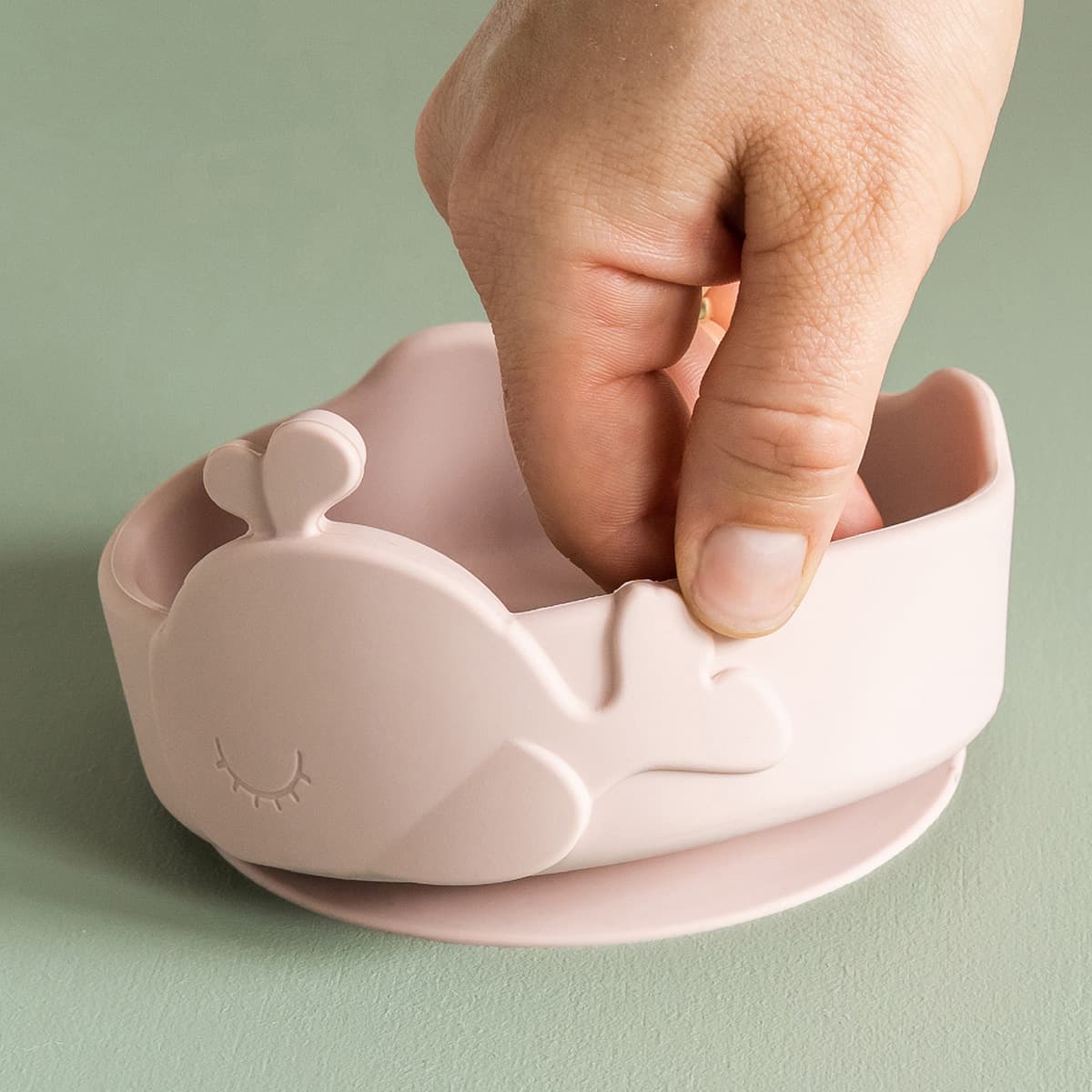 Stick&stay skål og babyskje, Wally